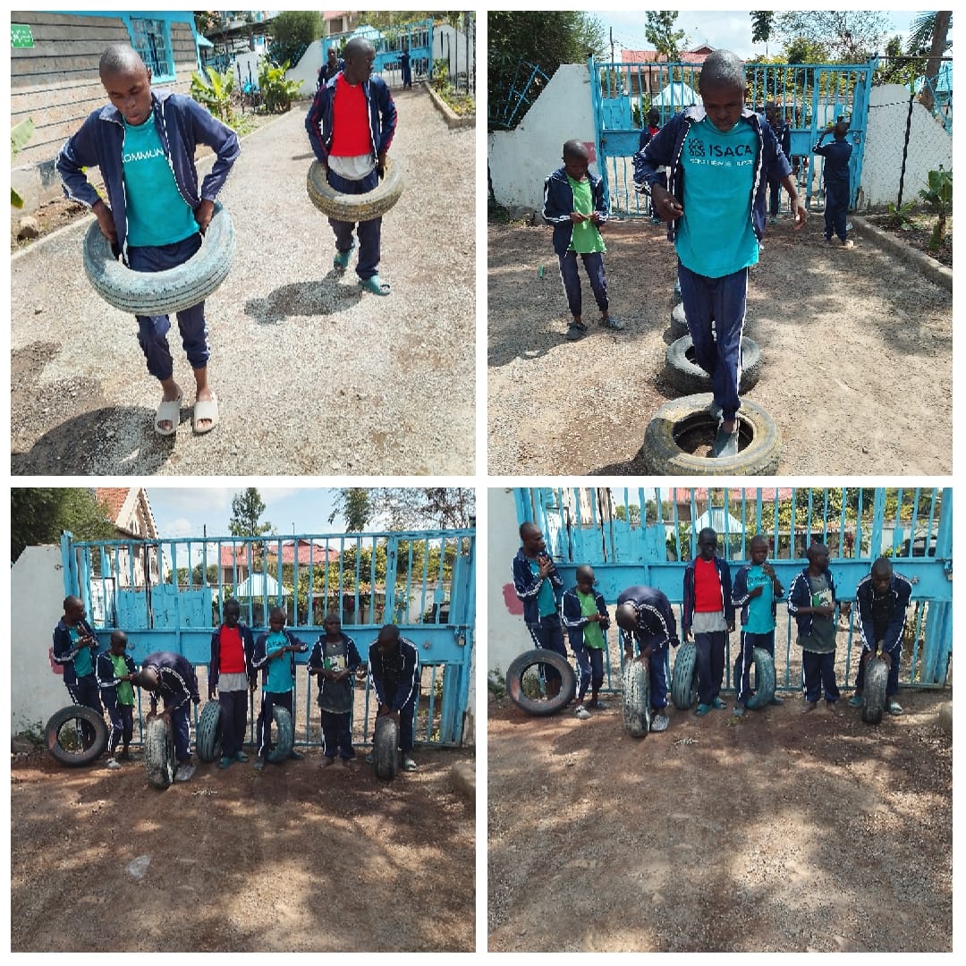 Physical education and tyre activities at CHDF